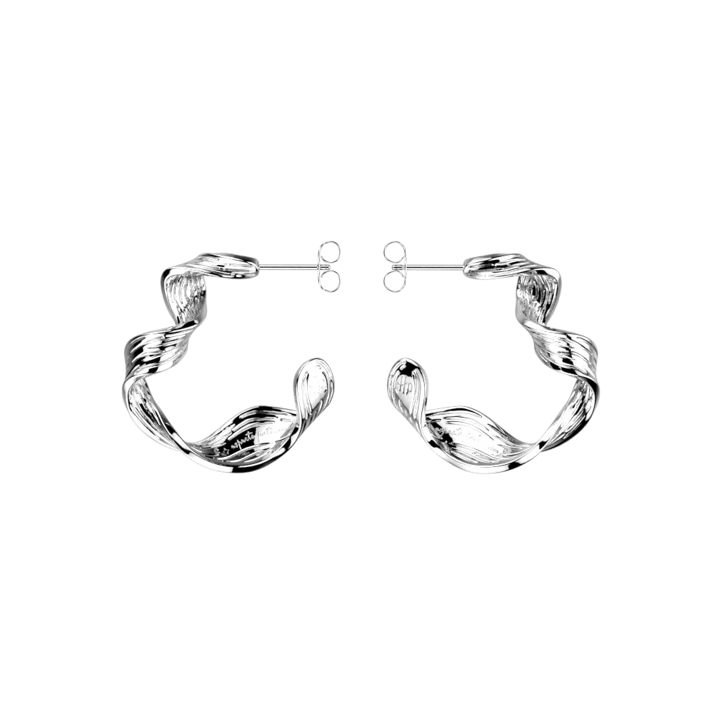 Boucles d'Oreilles Présage Harry Potter - Argentées