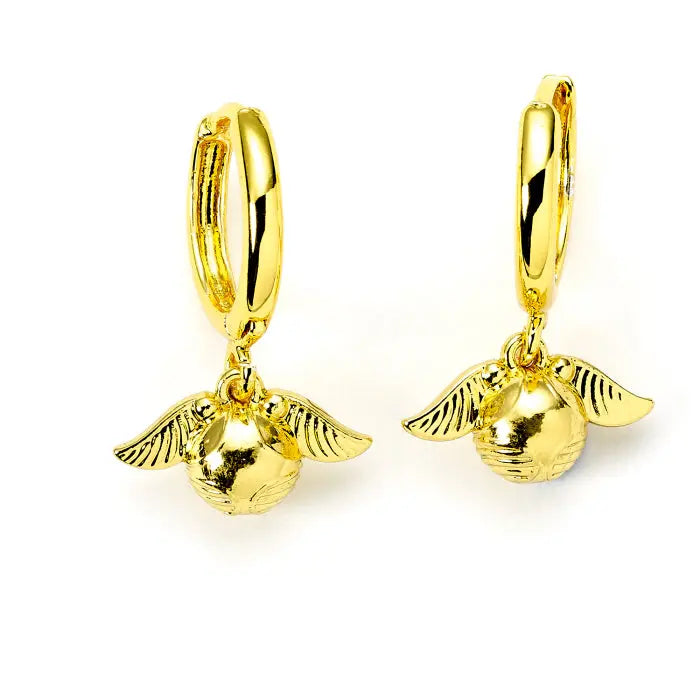 Boucles d'oreilles Harry Potter Vif d'or Huggy -  La boutique Aux 2 Balais