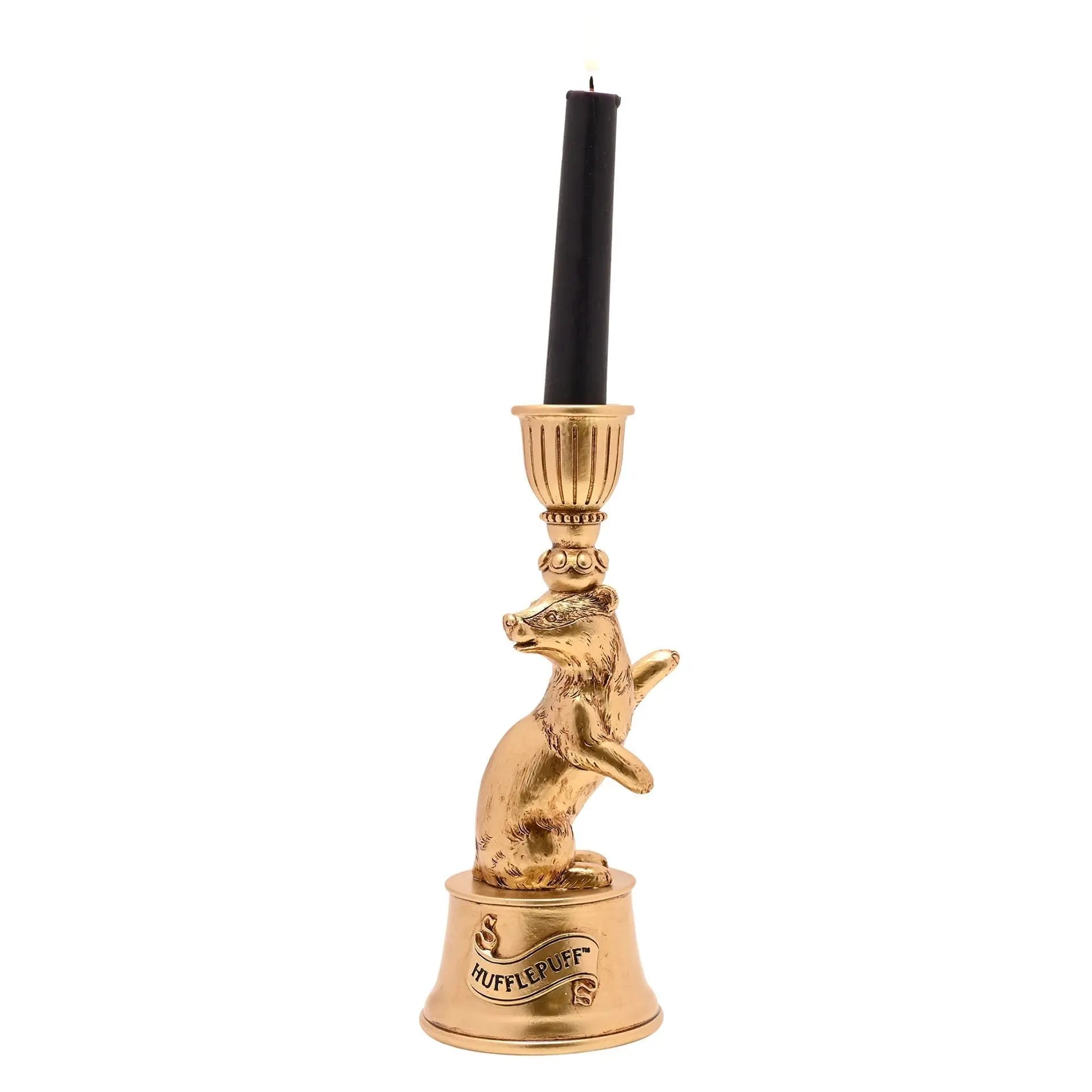 Candelabro Hufflepuff Dorado 21cm