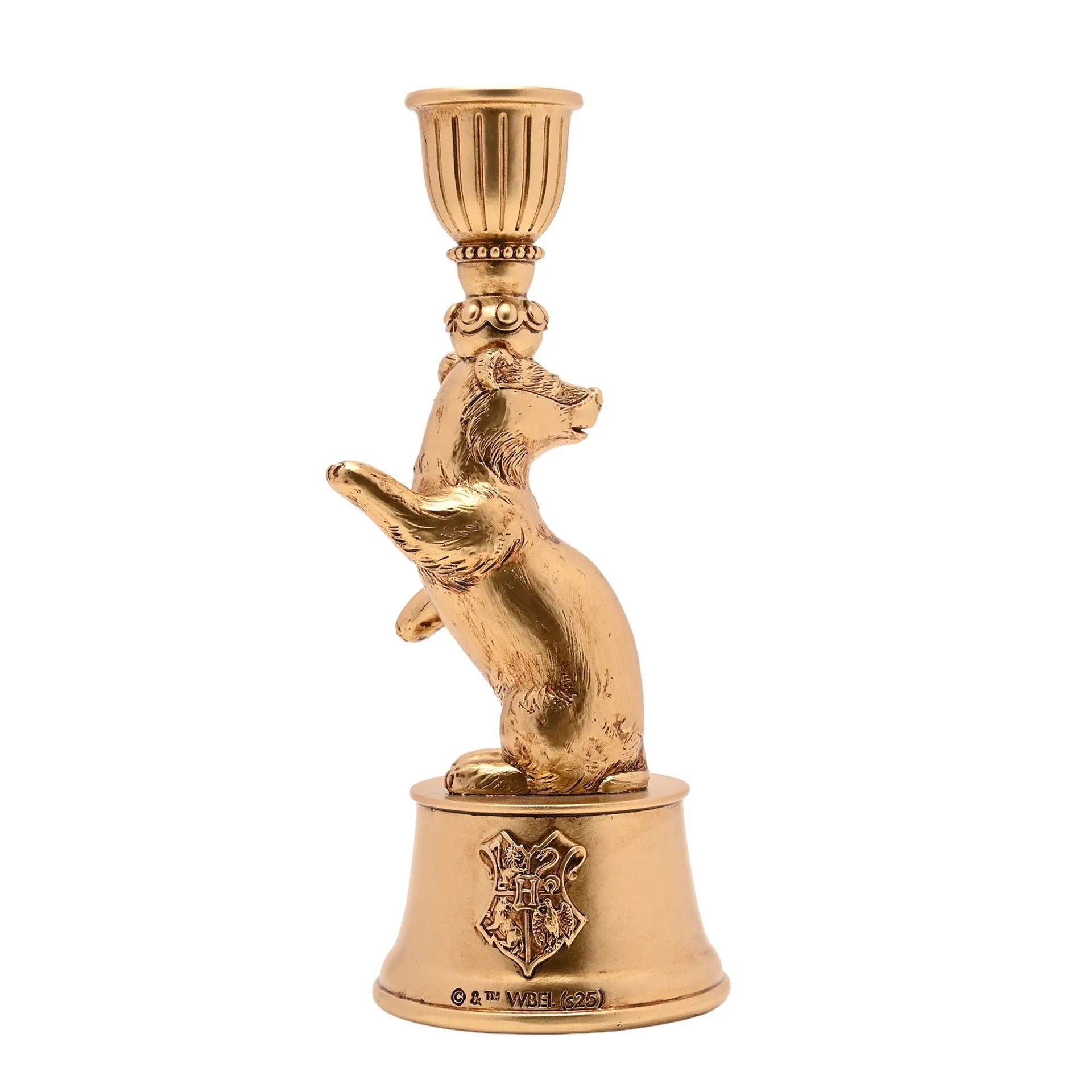 Candelabro Hufflepuff Dorado 21cm