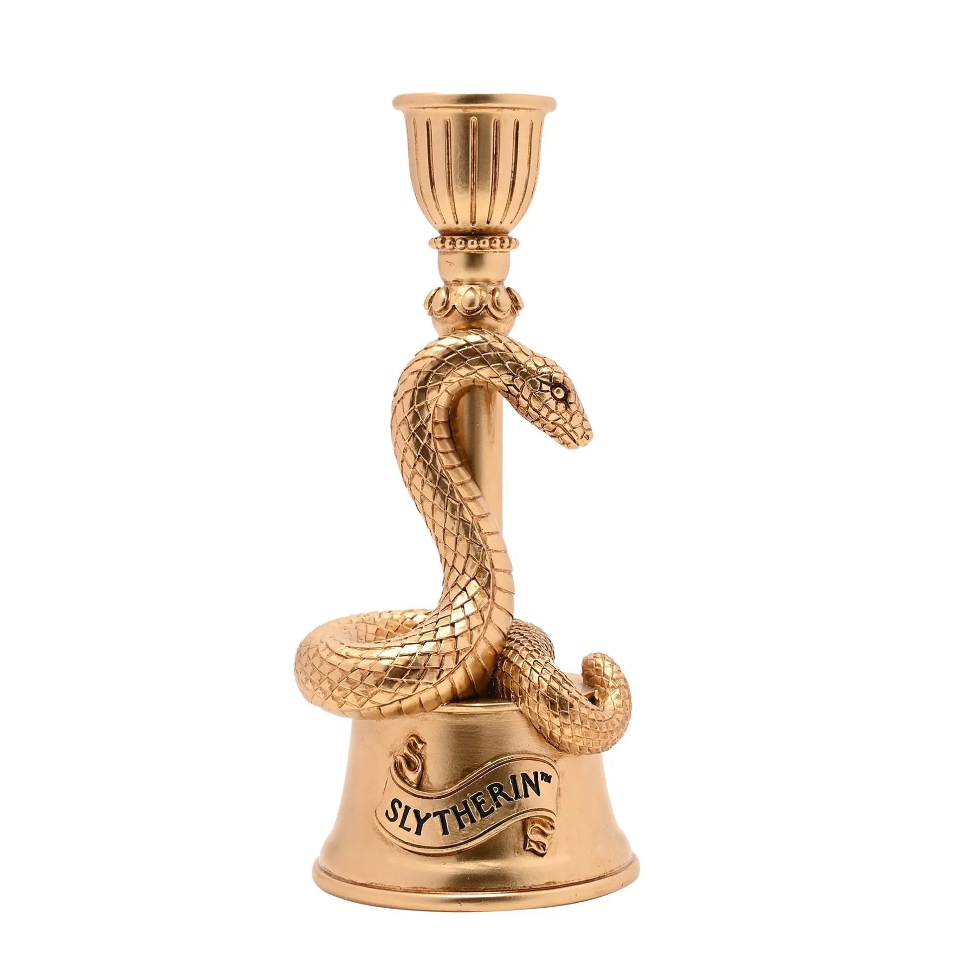 Bougeoir Doré Serpentard 21cm