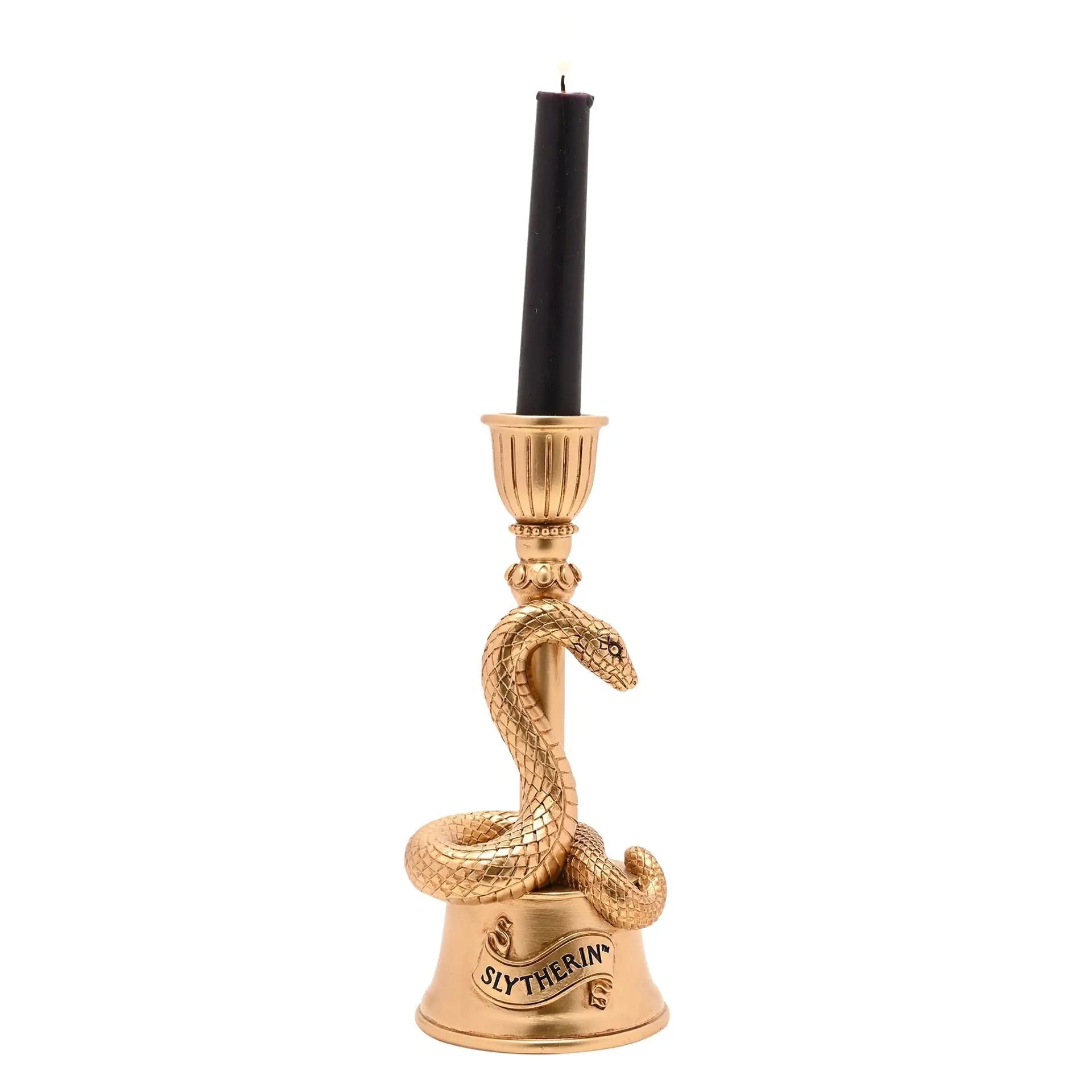 Bougeoir Doré Serpentard 21cm