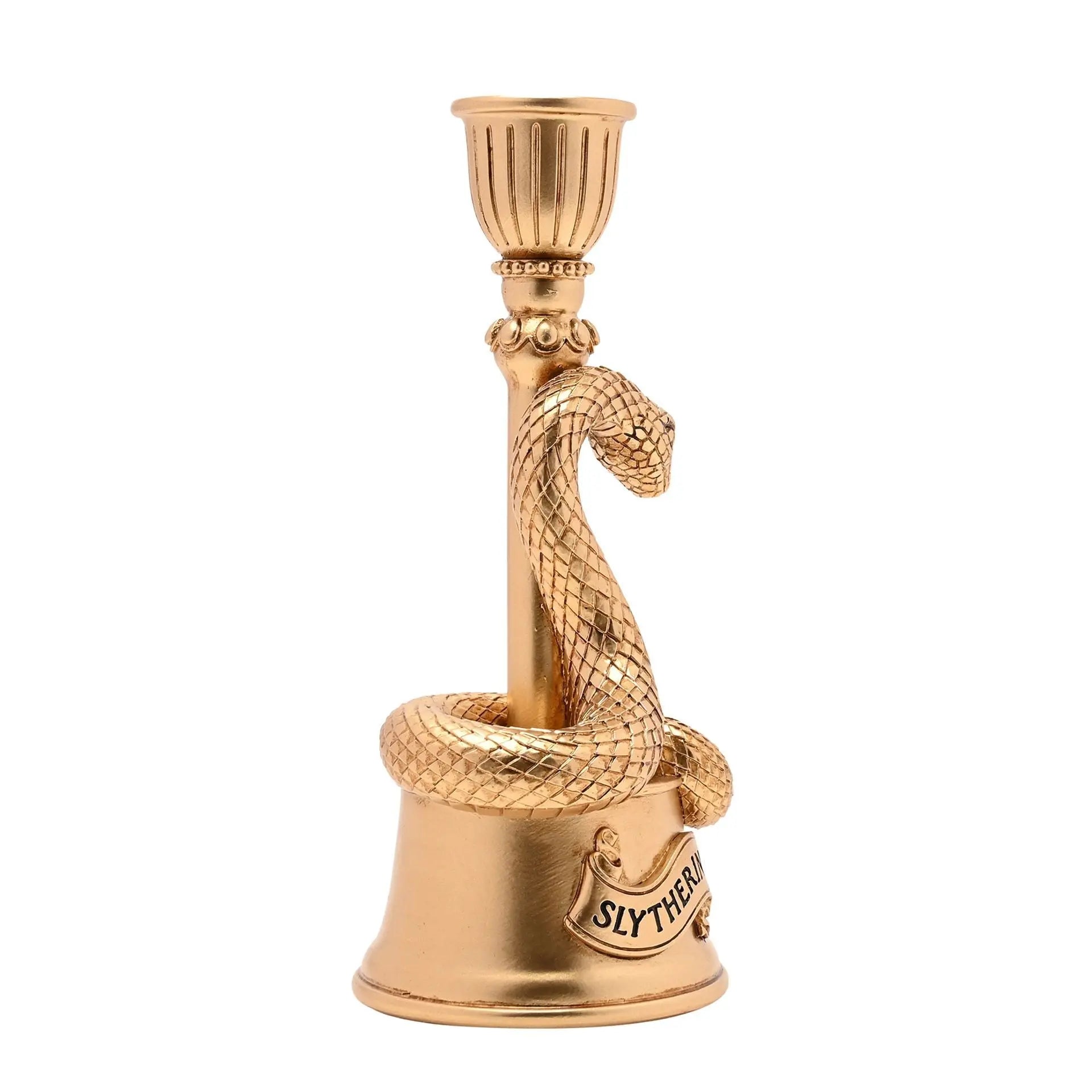 Bougeoir Doré Serpentard 21cm