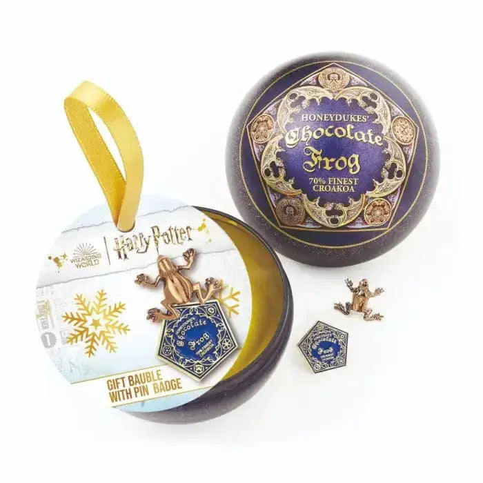 Boule de Noël Chocogrenouille -  La boutique Aux 2 Balais