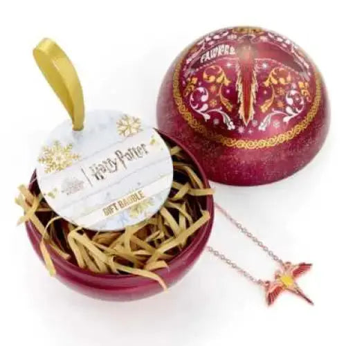 Boule de Noël Phoenix -  La boutique Aux 2 Balais