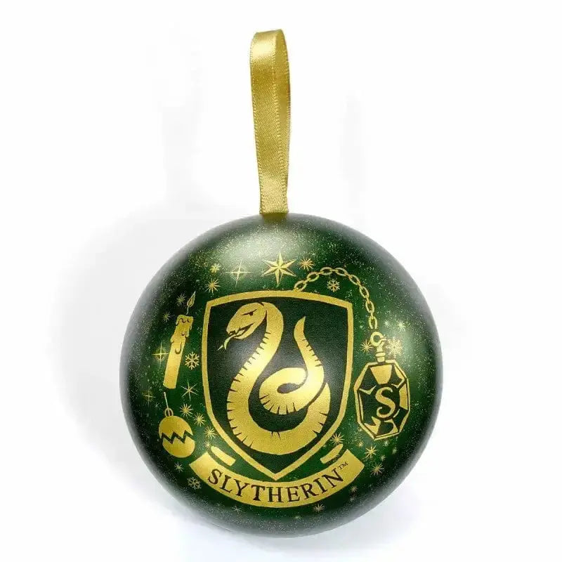 Boule de Noël Serpentard -  La boutique Aux 2 Balais