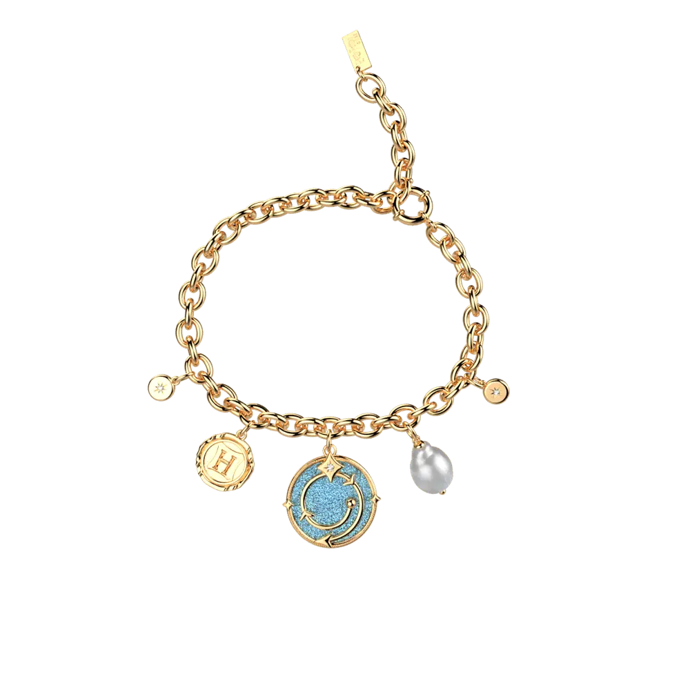 Bracelet Chaîne Enchantement Harry Potter - Doré