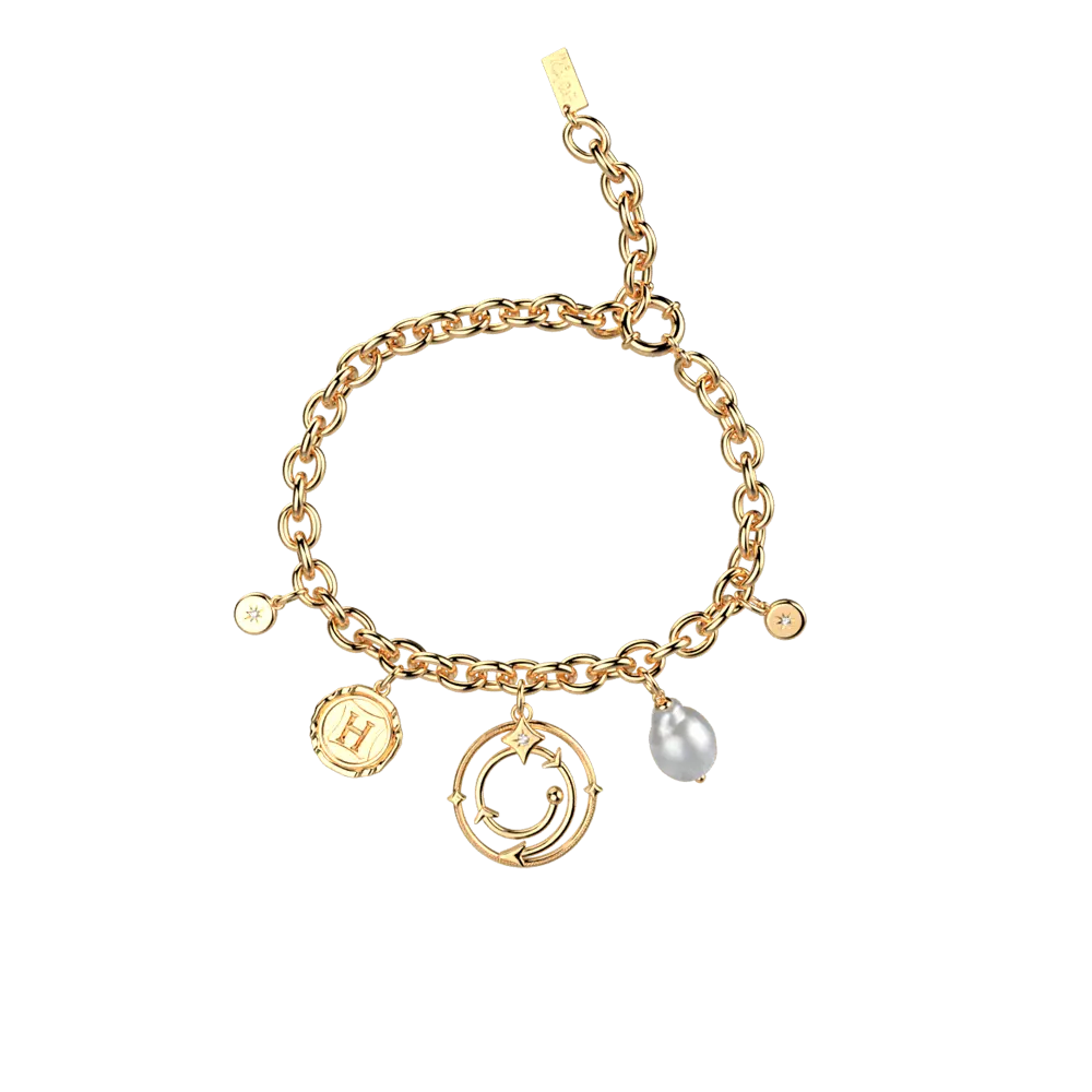 Bracelet Chaîne Enchantement Harry Potter - Doré