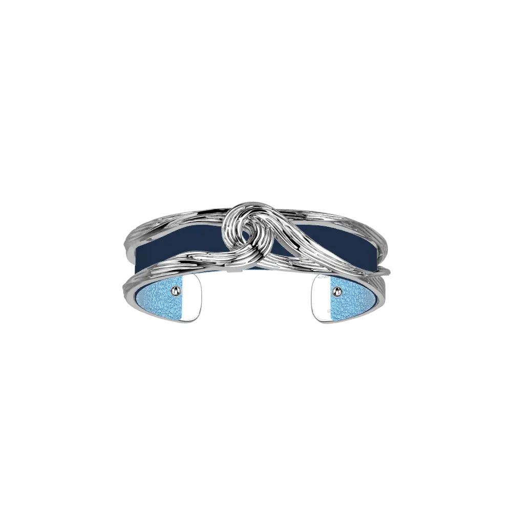 Bracelet Manchette Présage Harry Potter - Argenté - Cuir Ciel Étoilé et Marine