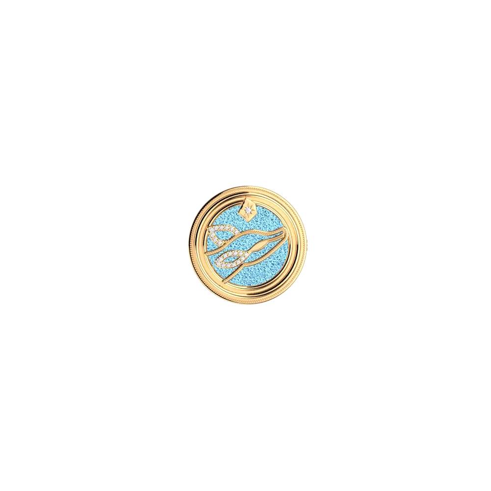 Broche Patronus Biche Harry Potter - Dorée