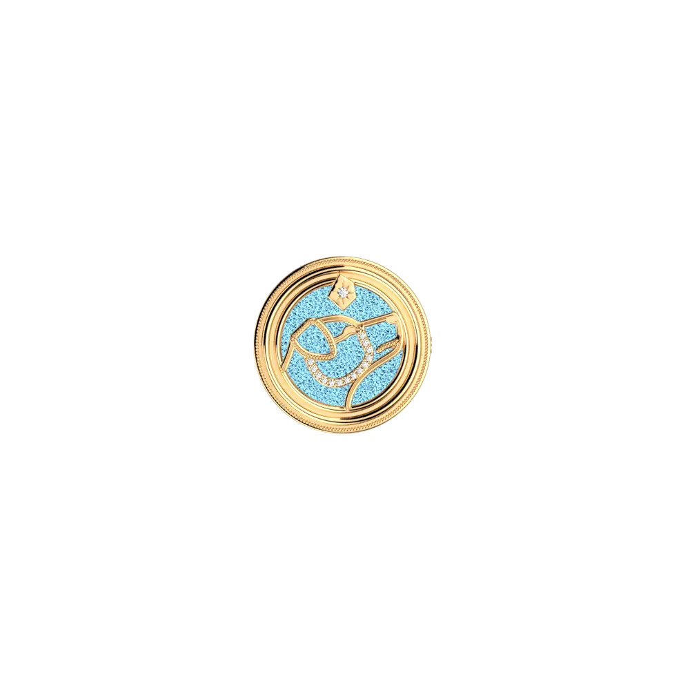 Broche Patronus Chien Harry Potter - Dorée