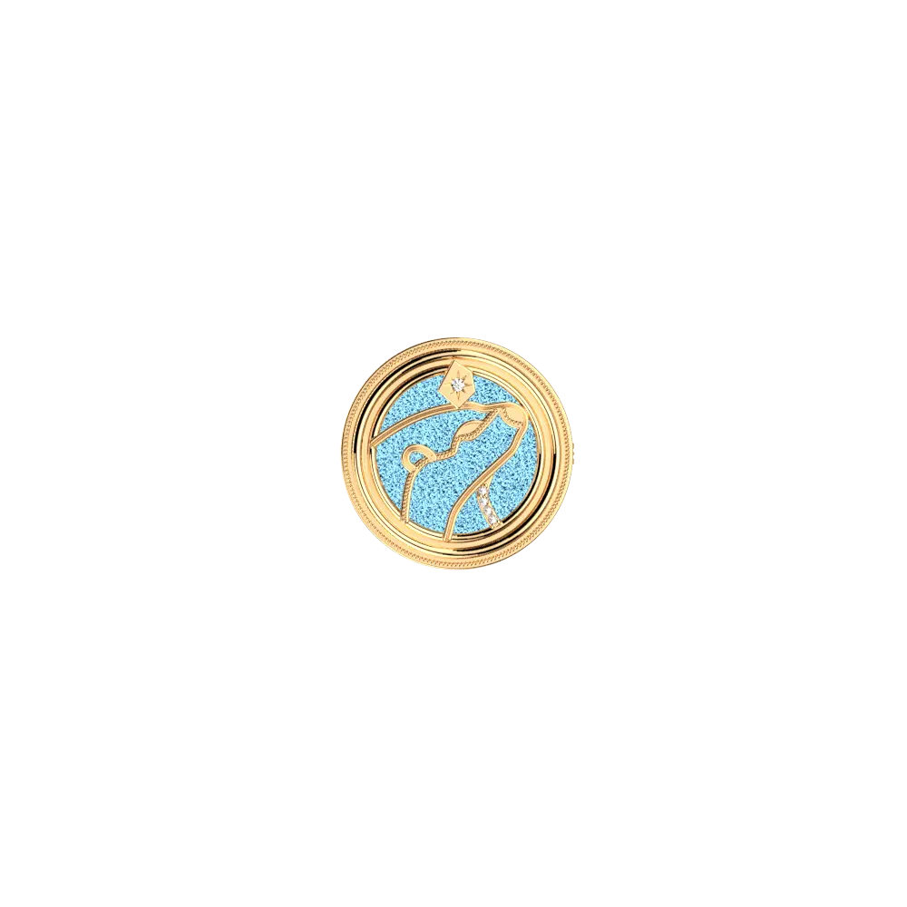 Broche Patronus Loutre Harry Potter - Dorée