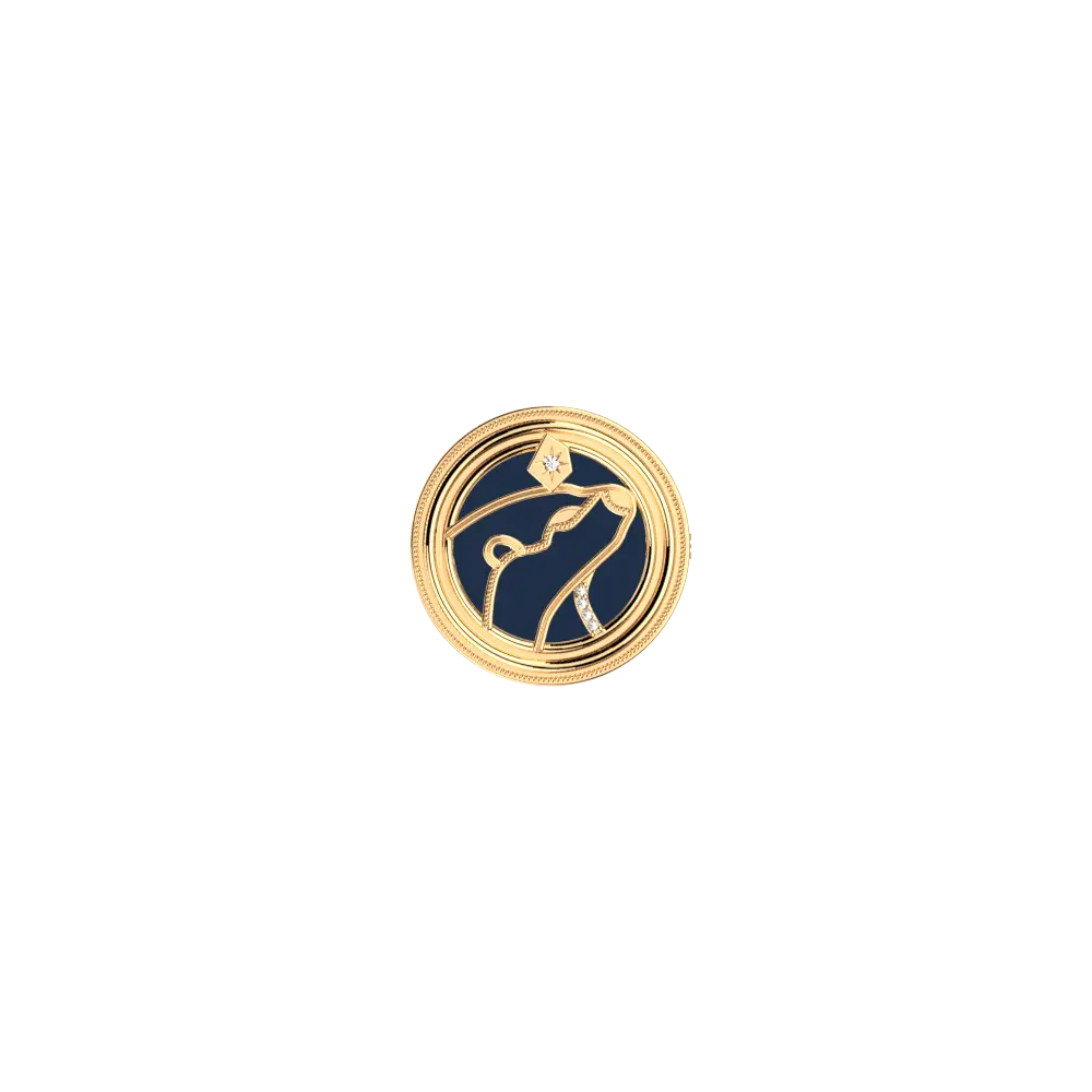 Broche Patronus Loutre Harry Potter - Dorée
