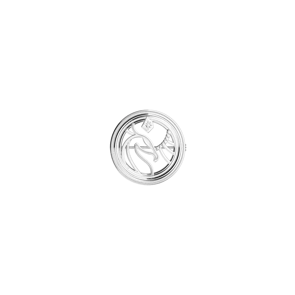 Broche Patronus Phoenix Harry Potter - Argentée