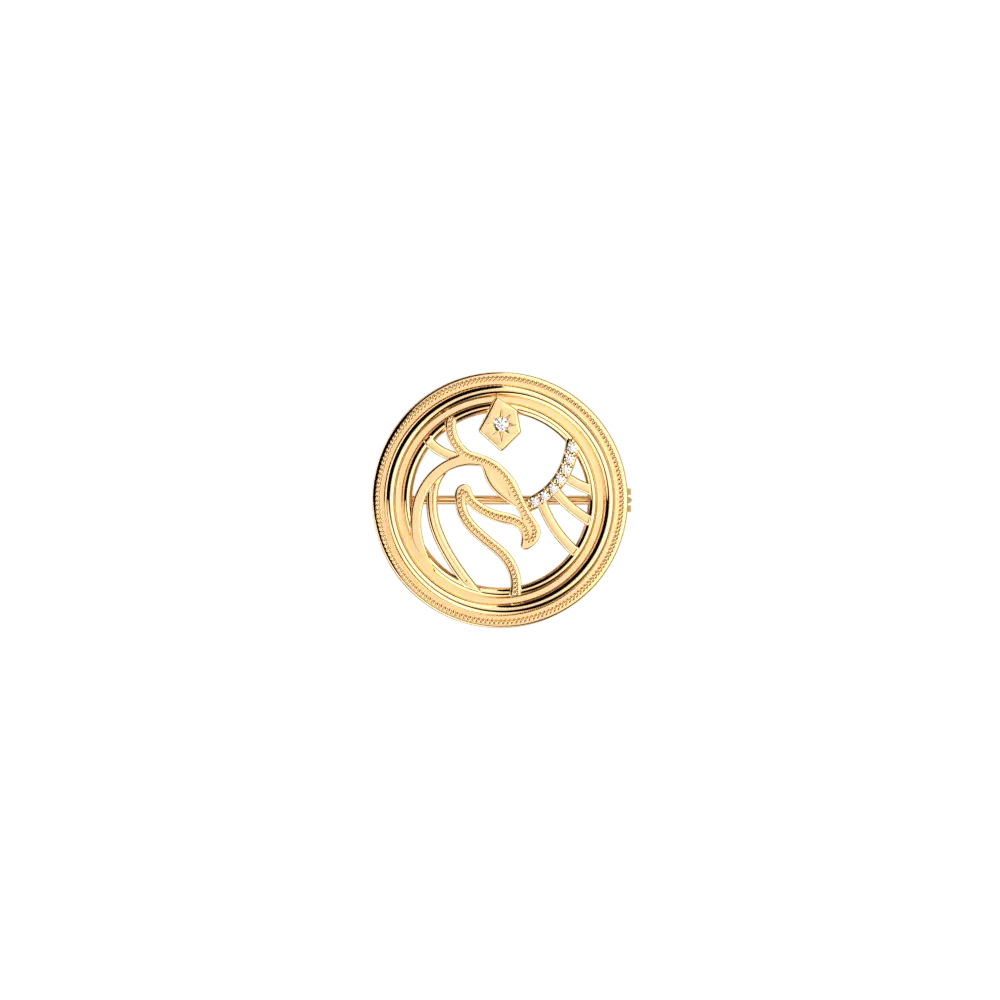 Broche Patronus Phoenix Harry Potter - Dorée