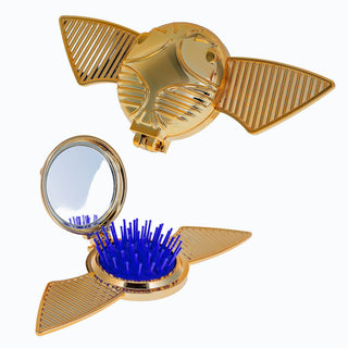 Brosse à Cheveux Vif d'Or Harry Potter avec Miroir -  La boutique Aux 2 Balais