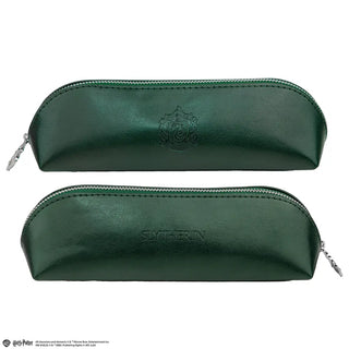 Trousse Serpentard Harry Potter en similicuir vert élégant