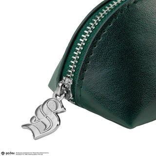 Trousse Serpentard Harry Potter en similicuir vert élégant