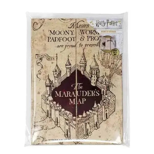 Cahier A5 - Carte du Maraudeur -  La boutique Aux 2 Balais
