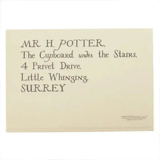 Cahier A5 Lettre de Poudlard -  La boutique Aux 2 Balais