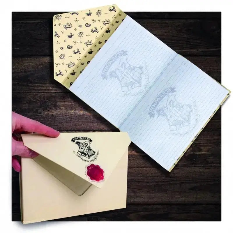 Cahier A5 Lettre de Poudlard -  La boutique Aux 2 Balais