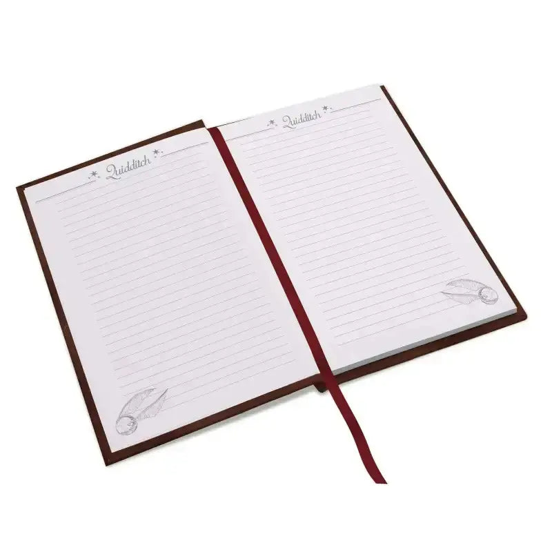 Cahier A5 - Quidditch à Poudlard -  La boutique Aux 2 Balais