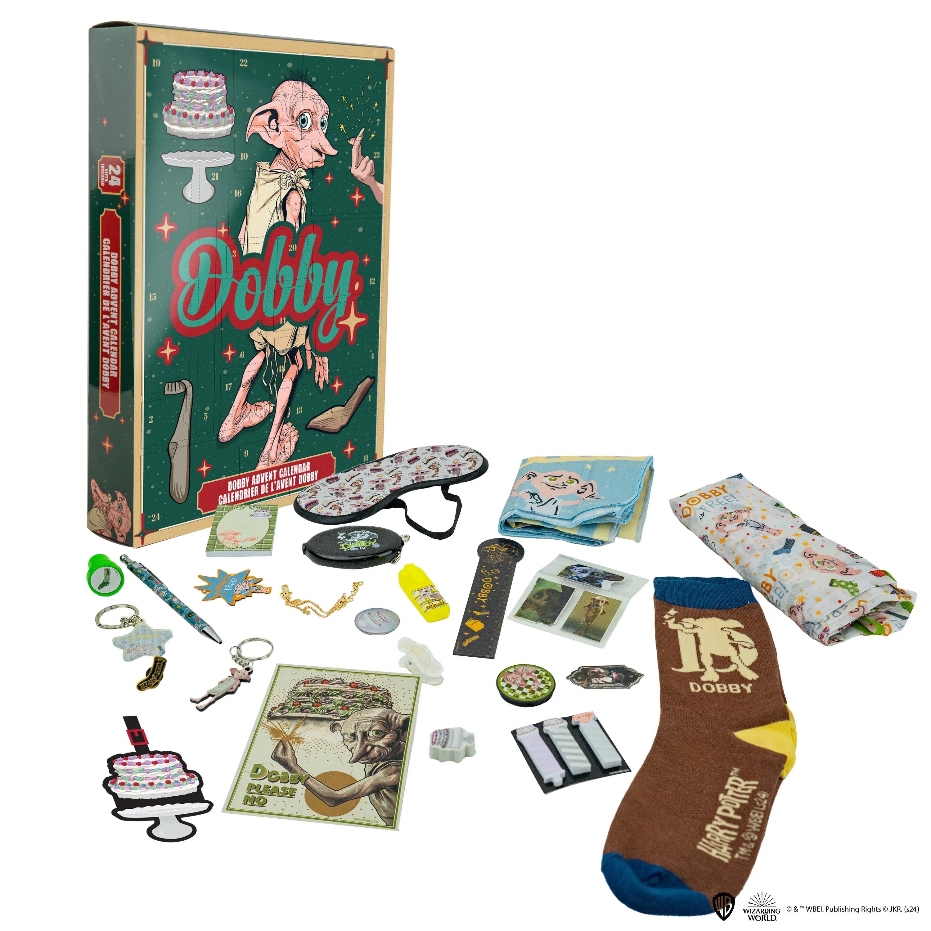 Calendrier de l’avent 2024 Dobby - Harry Potter -  La boutique Aux 2 Balais