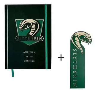 Carnet Serpentard avec Marque-pages -  La boutique Aux 2 Balais