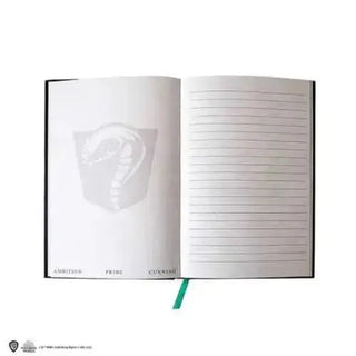 Carnet Serpentard avec Marque-pages -  La boutique Aux 2 Balais