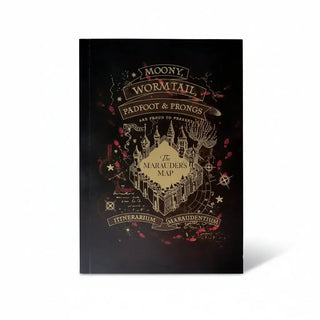 Carnet de Notes Harry Potter Carte du Maraudeur - Journal Souple A5 -  La boutique Aux 2 Balais