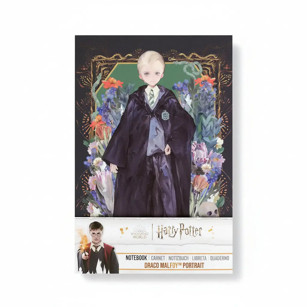 Carnet de Notes Harry Potter Drago Malefoy Portrait - Journal Souple A5 -  La boutique Aux 2 Balais