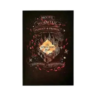 Carnet souple Carte du Maraudeur -  La boutique Aux 2 Balais