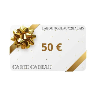 Carte Cadeau de 25 à 250 € -  La boutique Aux 2 Balais