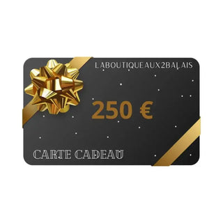Carte Cadeau de 25 à 250 € -  La boutique Aux 2 Balais