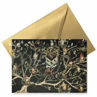 Carte De Voeux Family Black Minalima -  La boutique Aux 2 Balais