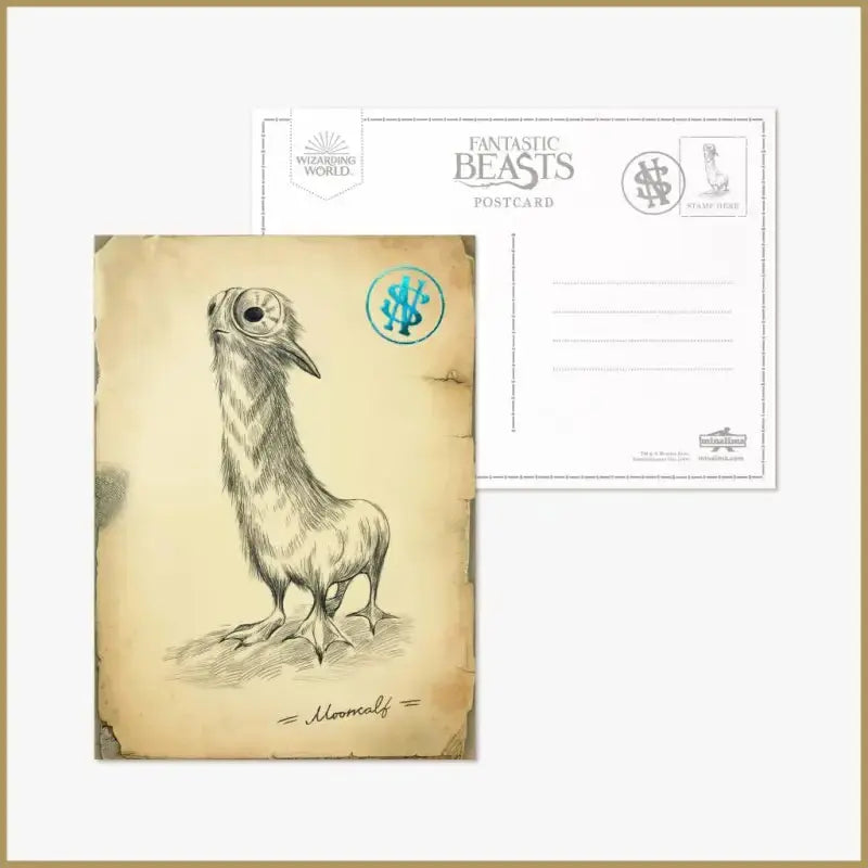 Carte Mystère Minalima Animaux Fantastiques -  La boutique Aux 2 Balais