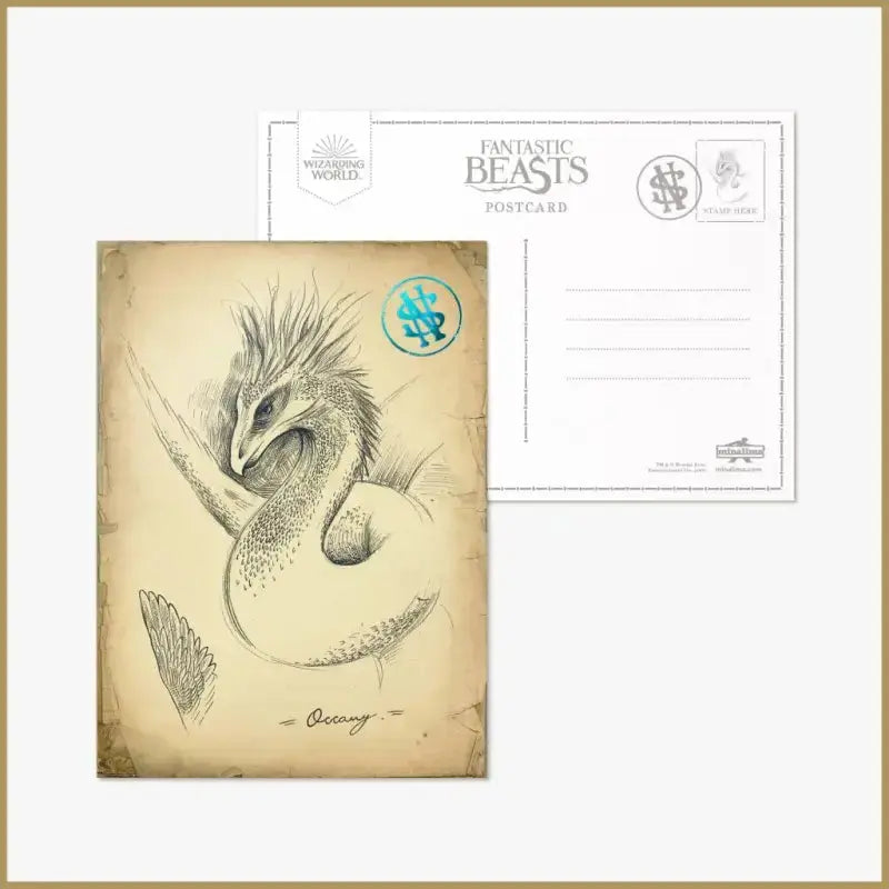 Carte Mystère Minalima Animaux Fantastiques -  La boutique Aux 2 Balais