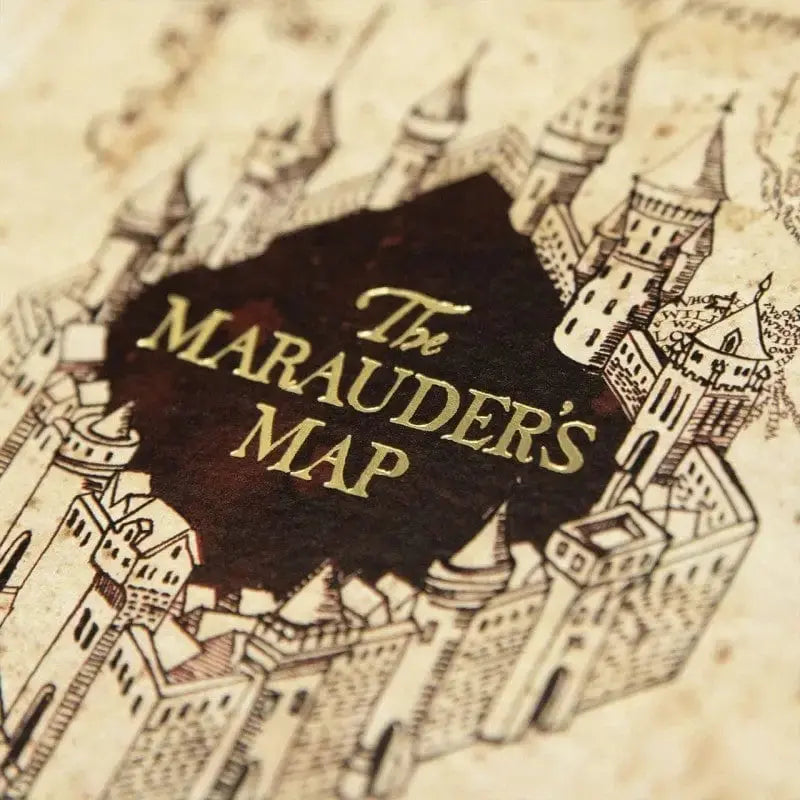 Carte + Enveloppe Minalima Carte du Maraudeur -  La boutique Aux 2 Balais
