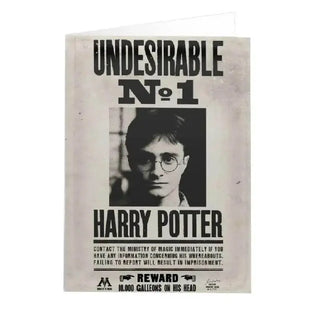 Carte + Enveloppe Minalima Harry Undesirable Lenticulaire -  La boutique Aux 2 Balais