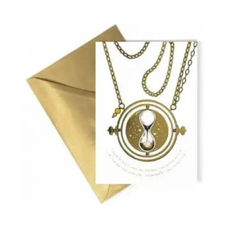 Carte + Enveloppe Minalima Retourneur de temps -  La boutique Aux 2 Balais