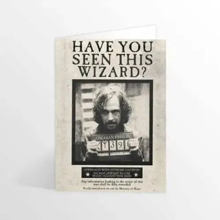 Carte + Enveloppe Minalima Sirius Black Lenticulaire -  La boutique Aux 2 Balais