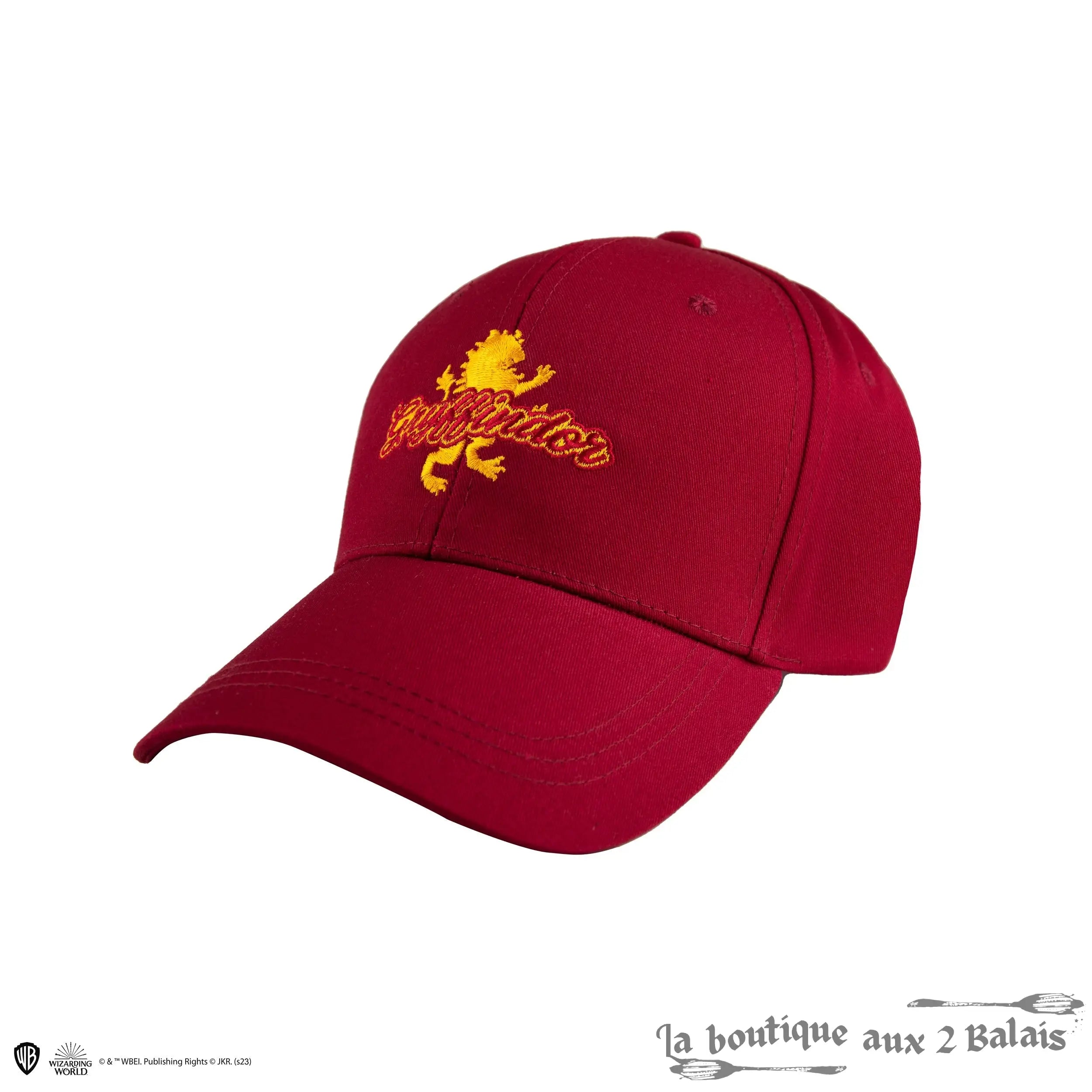 Casquette Gryffondor Harry Potter brodée – 100 % coton