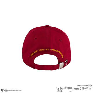 Casquette Gryffondor Harry Potter brodée – 100 % coton