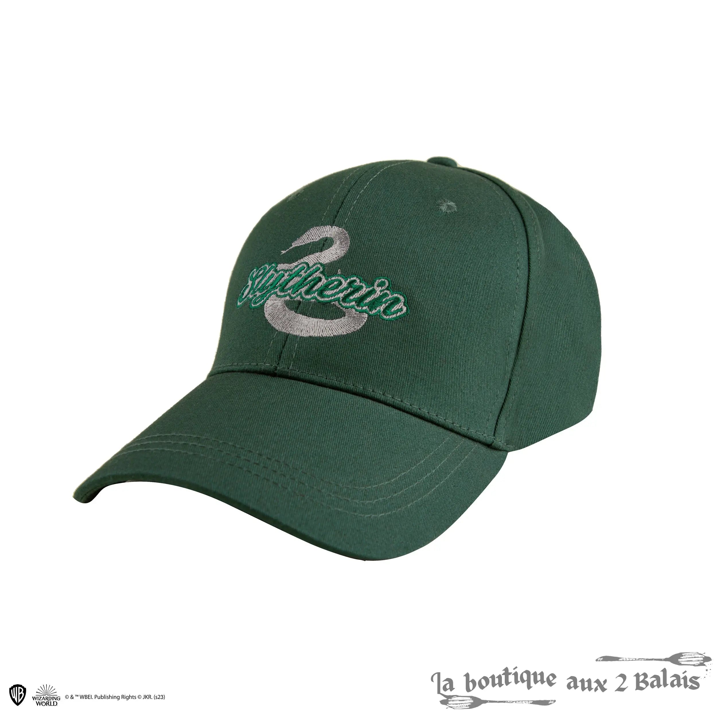 Casquette Serpentard Harry Potter brodée – 100 % coton