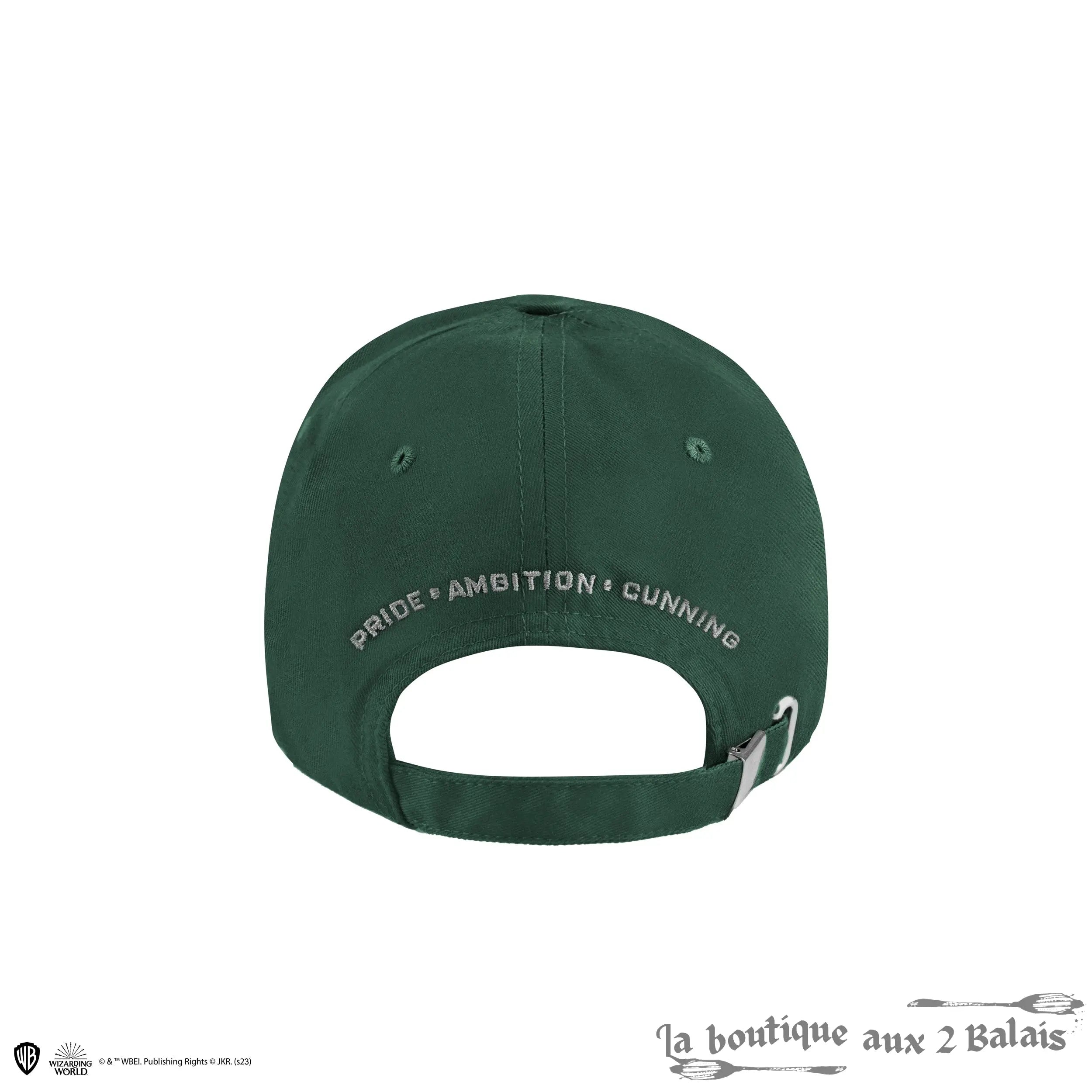 Casquette Serpentard Harry Potter brodée – 100 % coton
