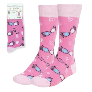 Chaussette Luna Lovegood Harry Potter Rose - Taille 36 à 43 -  La boutique Aux 2 Balais