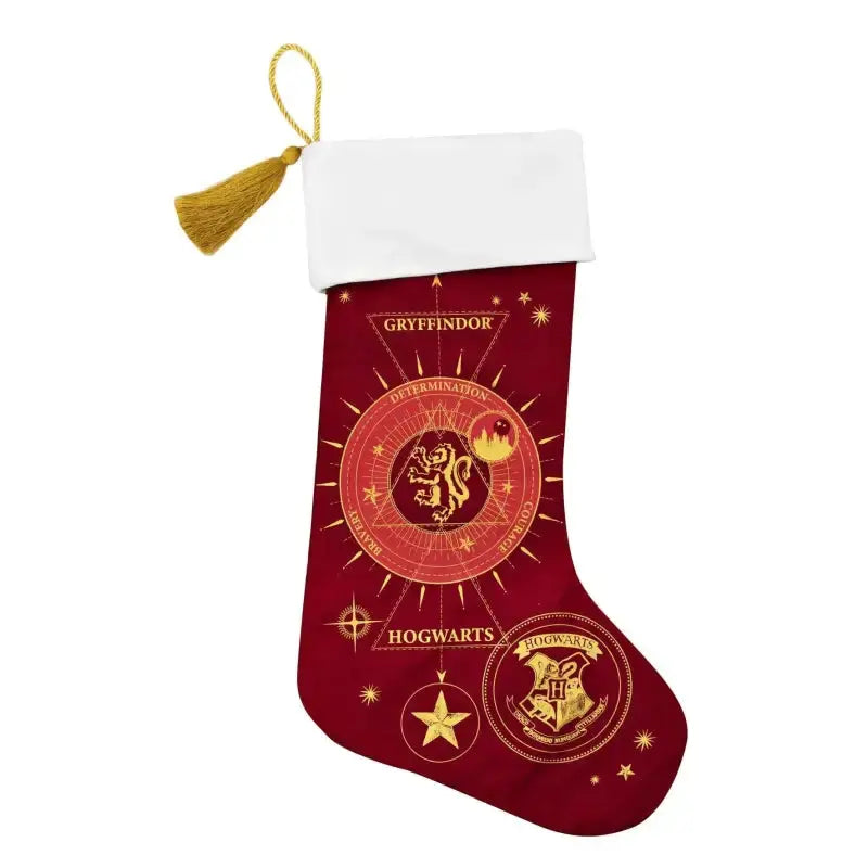 Chaussette de Noël Gryffondor Yule -  La boutique Aux 2 Balais