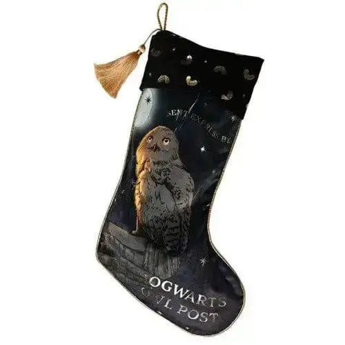 Chaussette de Noël Harry Potter Hogwarts Owl Post -  La boutique Aux 2 Balais