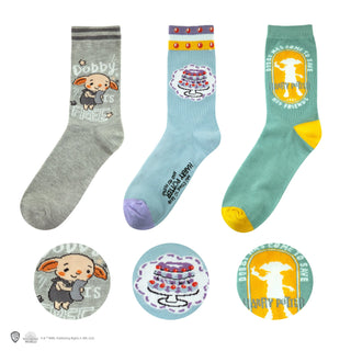 Chaussettes Dobby x3 Harry Potter - Taille 35 à 45 - Ultra Douces -  La boutique Aux 2 Balais