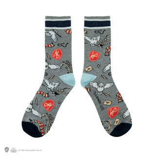 Chaussettes Hedwige x3 Harry Potter - Taille 35 à 45 - Confort -  La boutique Aux 2 Balais